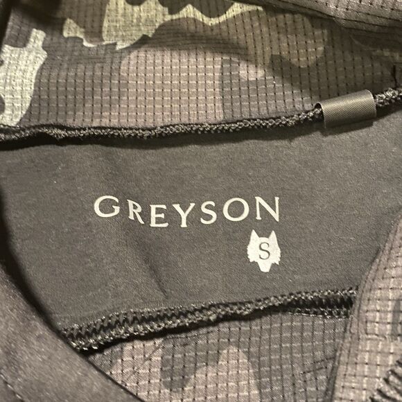 Greyson Cokato Golf Hoodie Mens Small Black Pullover Performance Athletic Casual - Picture 8 of 11